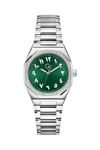 Montre à quartz en acier  - Argenté