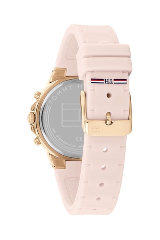 Montre en polyester - Chronographe - Rose et doré