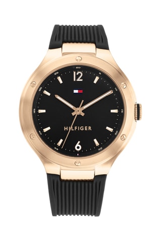 Montre en polyester - Noir et doré