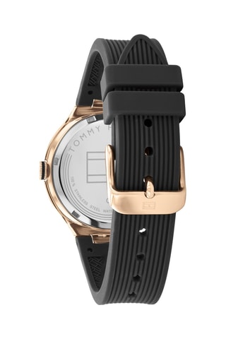 Montre en polyester - Noir et doré