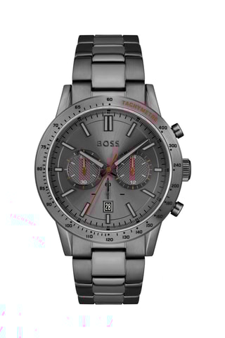 Montre en acier - Tachymètre - Gris