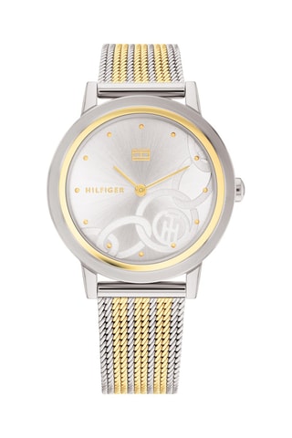 Montre à quartz en acier Argenté et doré