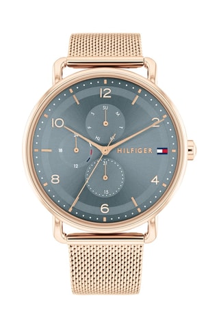 Montre à quartz en plaqué or fin rose Lily - Chronographe