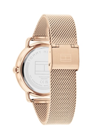 Montre à quartz en plaqué or fin rose Lily - Chronographe