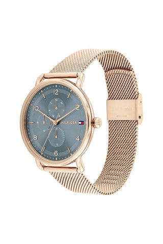 Montre à quartz en plaqué or fin rose Lily - Chronographe