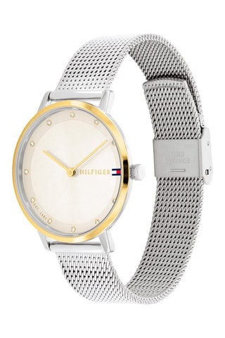 Montre à quartz en acier - Argenté et doré