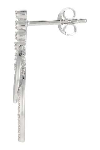 Boucles d'oreilles Nanami Or blanc et diamants