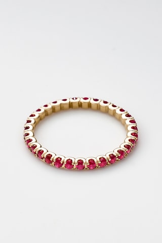 Bague Or jaune et rubis