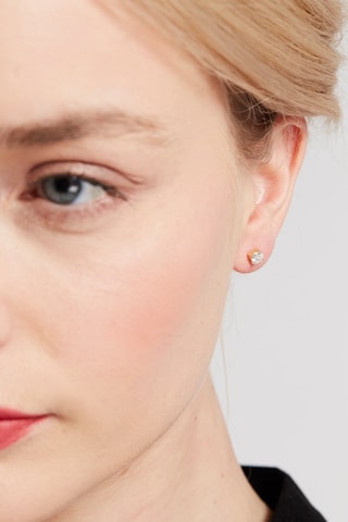 Puces Or jaune et diamants