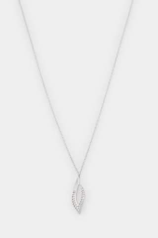 Collier Antonella - Or blanc et diamants 0,061 carat