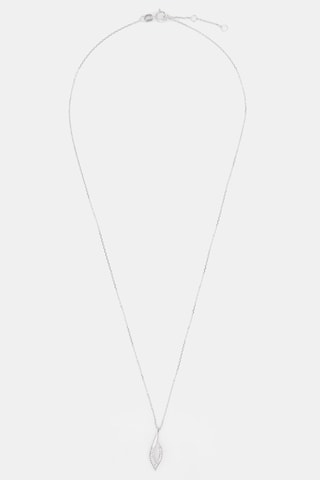 Collier Antonella - Or blanc et diamants 0,061 carat