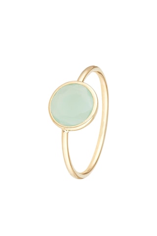 Bague Aliyan Or jaune et jade