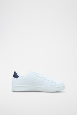 Sneakers Bell Jr - Wit en Marineblauw