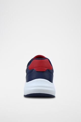 Sneakers Larry J - Marineblauw en Rood