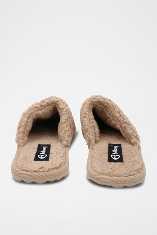 Chaussons en nubuck Matrix - 
Taupe