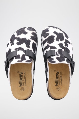 Sabots Rosso - 
Ecru et noir