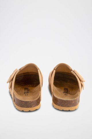 Sabots en nubuck - Saumon