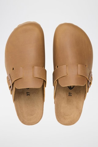 Sabots en cuir - Marron