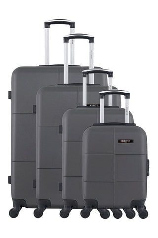Set de 4 valises (XXS/S/M/L) Miami-M 
Gris foncé