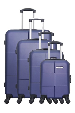 Set de 4 valises (XS/S/M/L) Miami-M - 
Bleu marine