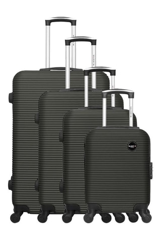 Set de 4 valises (XS/S/M/L) London-M - 46/55/65/75 cm - Gris