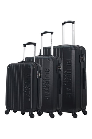 Set de 3 valises Bucarest - 37/64/95 l - Noir