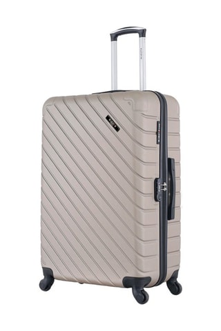 Valise grand volume (L) Cité - 75 cm - Beige