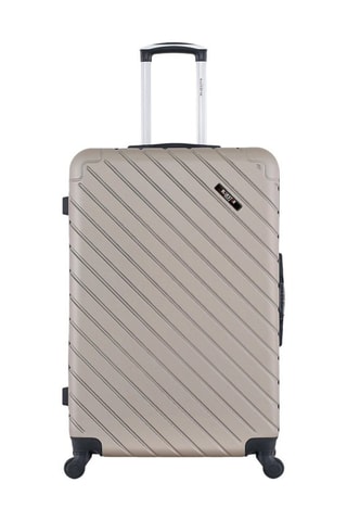 Valise grand volume (L) Cité - 75 cm - Beige