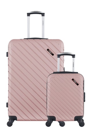 Valise XXS et valise grand volume (XXS/L) Cite - 46/75 cm - Doré rose