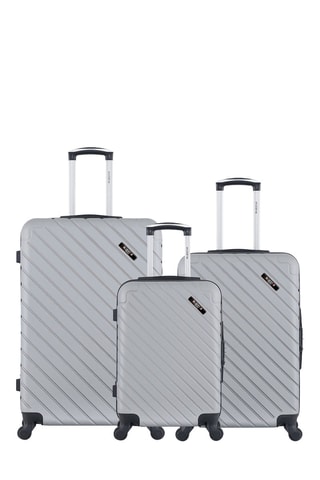 Set de 3 valises (S/M/L) Cite - 55/65/75 cm - Gris