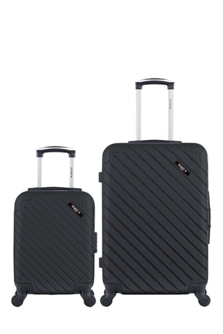 Valise XXS et valise semaine (XXS/M) Cite - 46/65 cm - Noir