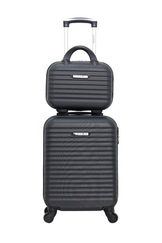 Valise cabine (S) et vanity Brazilia-H - 50/30 cm  - Gris foncé