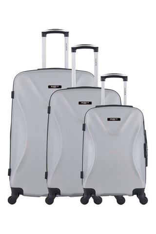 Set de 3 valises (S/M/L) Garibaldi - 55/65/75 cm - Gris