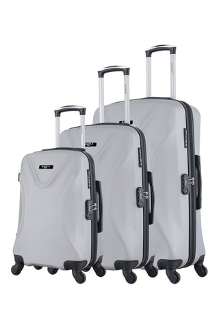 Set de 3 valises (S/M/L) Garibaldi - 55/65/75 cm - Gris