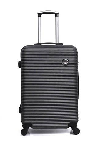 Set de 3 valises (S/M/L) London - 50/60/70 cm - Noir