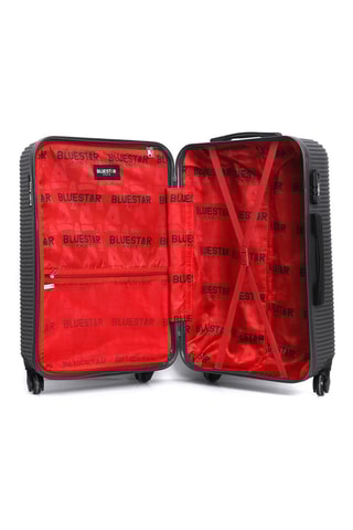 Set de 3 valises (S/M/L) London - 50/60/70 cm - Noir