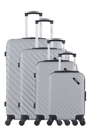 Set de 4 valises (XS/S/M/L) Cité-M - 46/55/65/75 cm - Gris