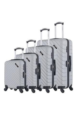 Set de 4 valises (XS/S/M/L) Cité-M - 46/55/65/75 cm - Gris