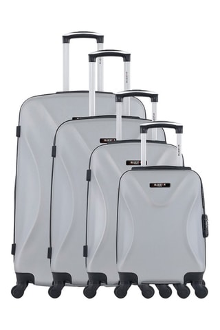 Set de 4 valises (XS/S/M/L) Garibaldi-M - 46/55/65/75 cm - Gris