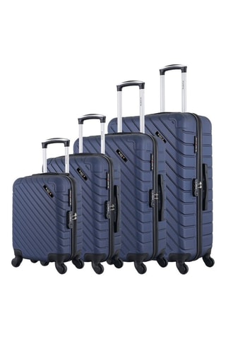 Set de 4 valises (XS/S/M/L) Cité-M - 46/55/65/75 cm - Bleu marine