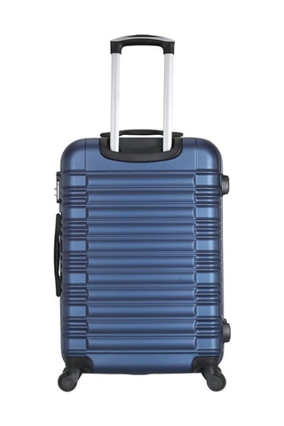 Set de 3 valises (S/M/L) et vanity Lima-C - 55/65/75/30 cm - Bleu marine