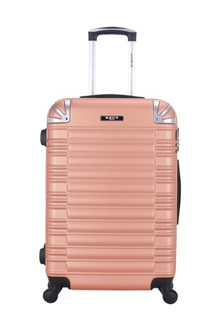 Valise grand volume Lima (L) - 75 cm - Doré rose