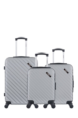 Set de 3 valises (XXS/S/M) Cite - 46/55/65 cm - Gris