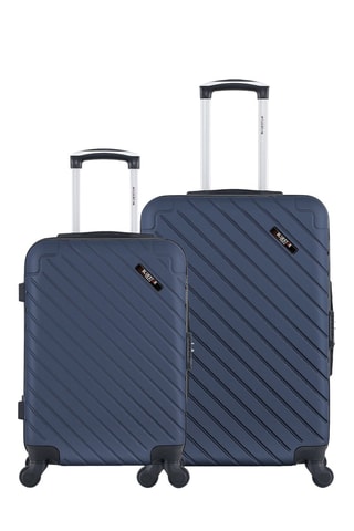 Valise cabine et valise semaine (S/M) Cite - 55/65 cm - Bleu marine