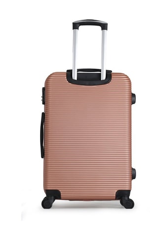Valise grand volume (L) London - 70 cm - Doré rose