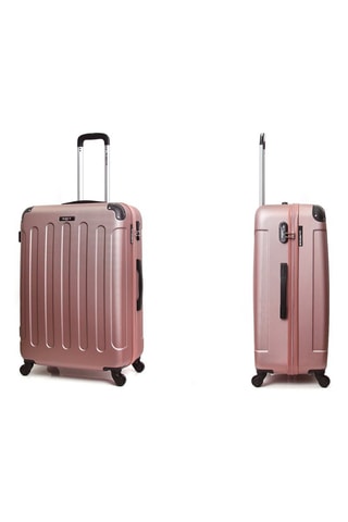 Valise grand volume (L) Madrid - 75 cm - Doré rose