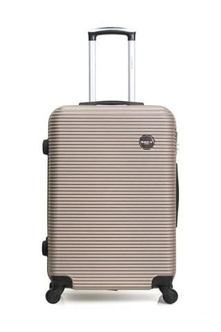 Valise grand volume (L) London - 70 cm - Doré