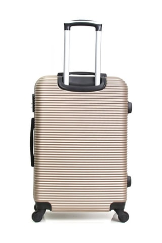 Valise grand volume (L) London - 70 cm - Doré