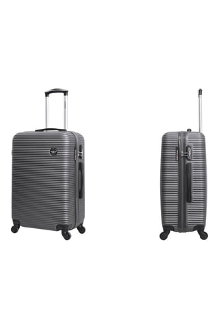Valise grand volume (L) London - 75 cm - Gris