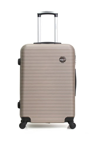 Set de 3 valises (S/M/L) London - 50/60/70 cm - Doré